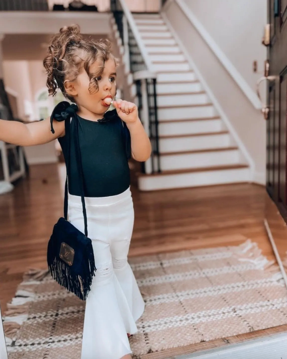 Barbie Pleated Bell Bottoms