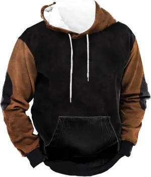 Men Tactical Sweatshirt, Quarter Zip Cargo Pullover Hoodies, Thermal Hooded Sweatshirt, Cotton-Blend Outdoor Shirts