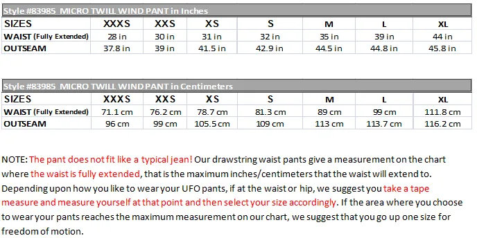 Micro Twill Wind Pant #83050