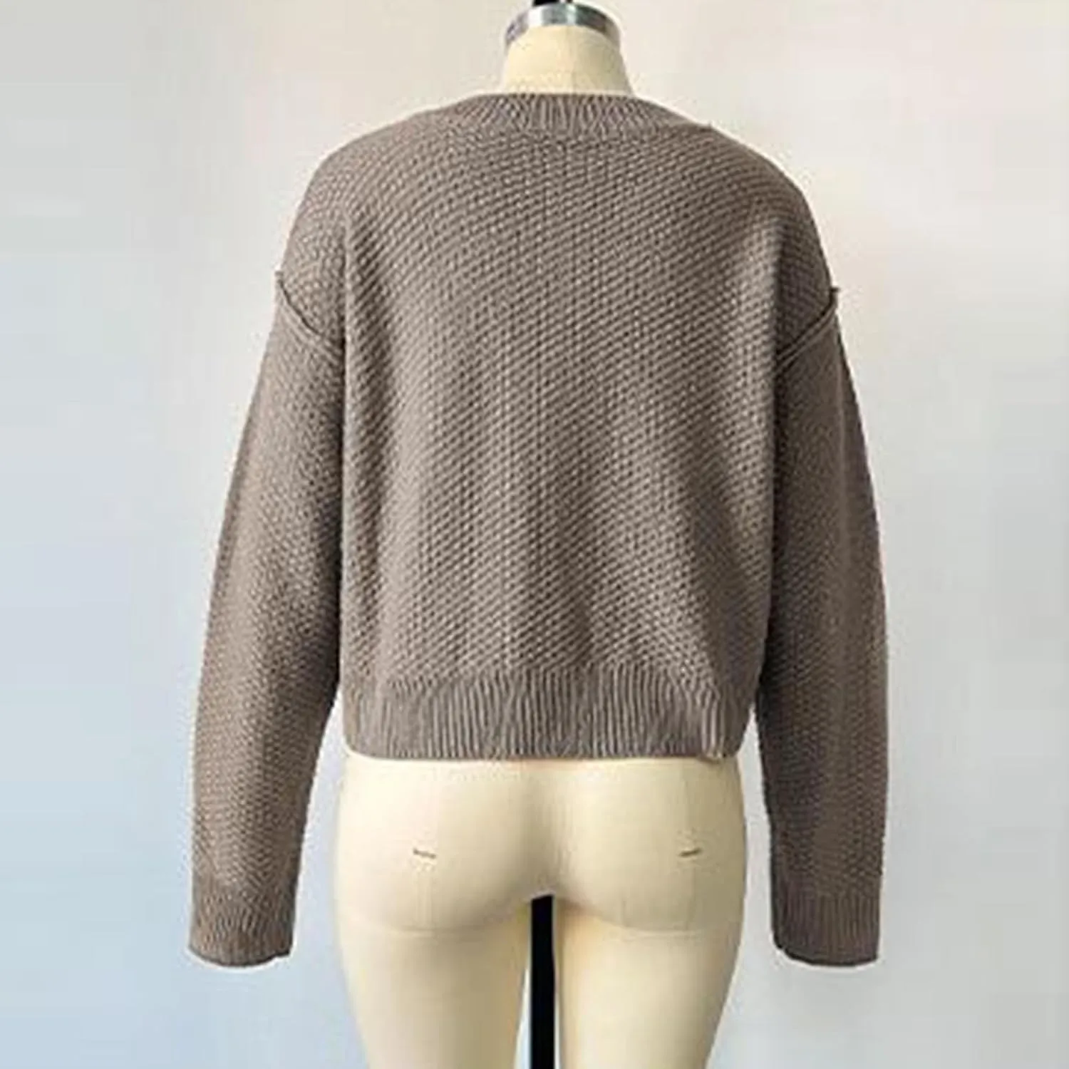Women's Fashion Casual Cardigan Sweater Open Front Long Sleeve Chunky Knit Cardigans Sweaters Outerwear Knitwer Coats
